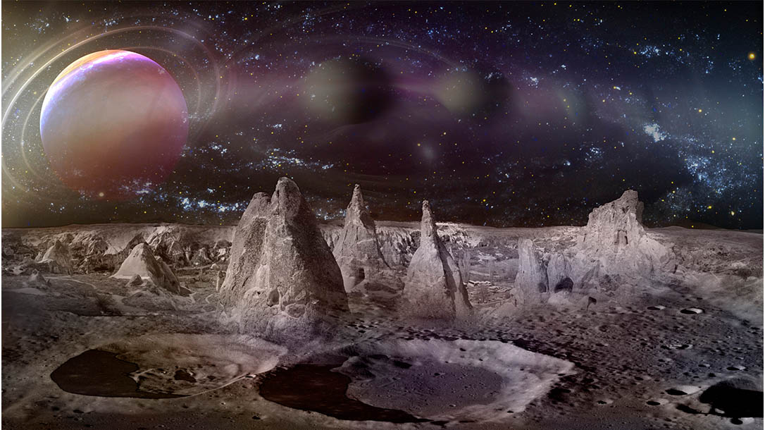 Many people believe that the moon could potentially be a man made space station.