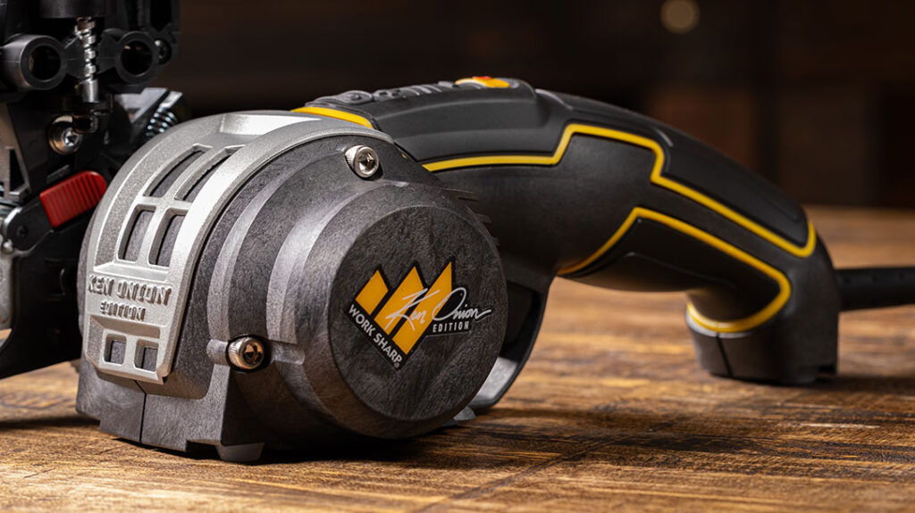 The Work Sharp Ken Onion MK.2 motor sits at the heart of the system and had an overhaul to make using the system even easier.