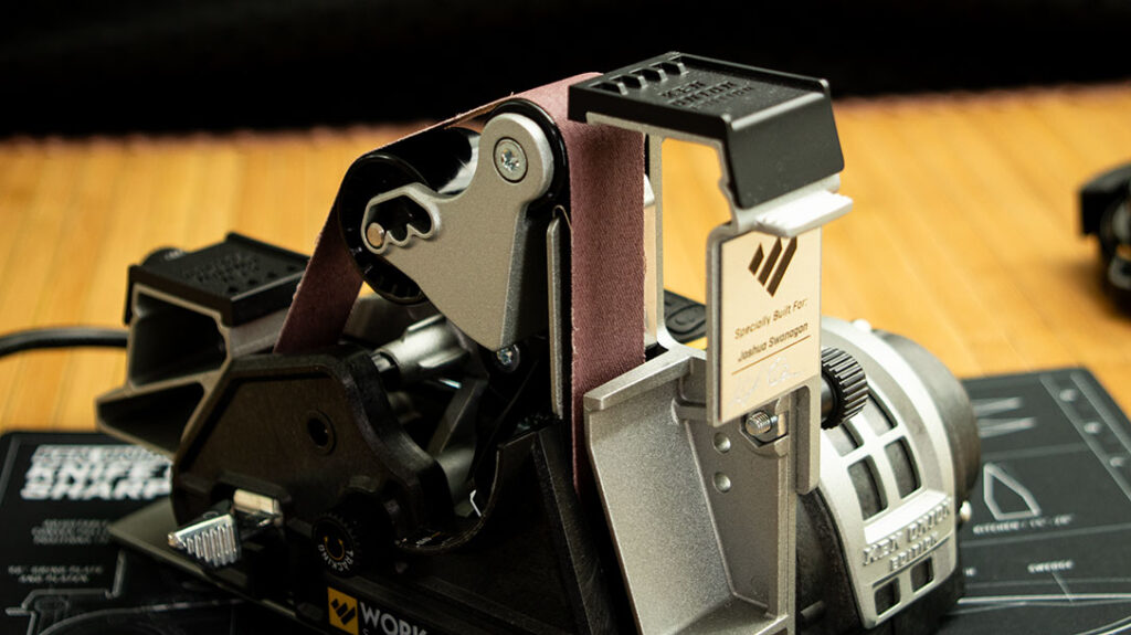 The new Work Sharp Ken Onion MK.2 now has a rear reference plate.