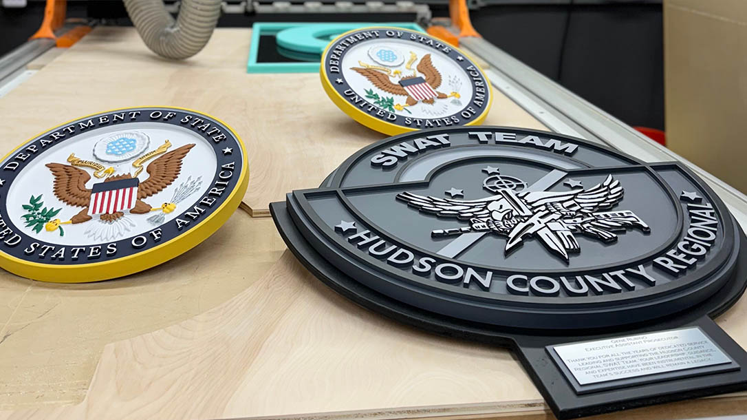 One of Mike's most impactful projects to date has been creating memorial pieces for fallen Capitol Police officers, including Officer Brian Sicknick, who lost his life during the January 6th attack on the Capitol Building.
