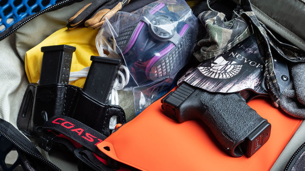 Your bug-out bags should include some method of self-defense.