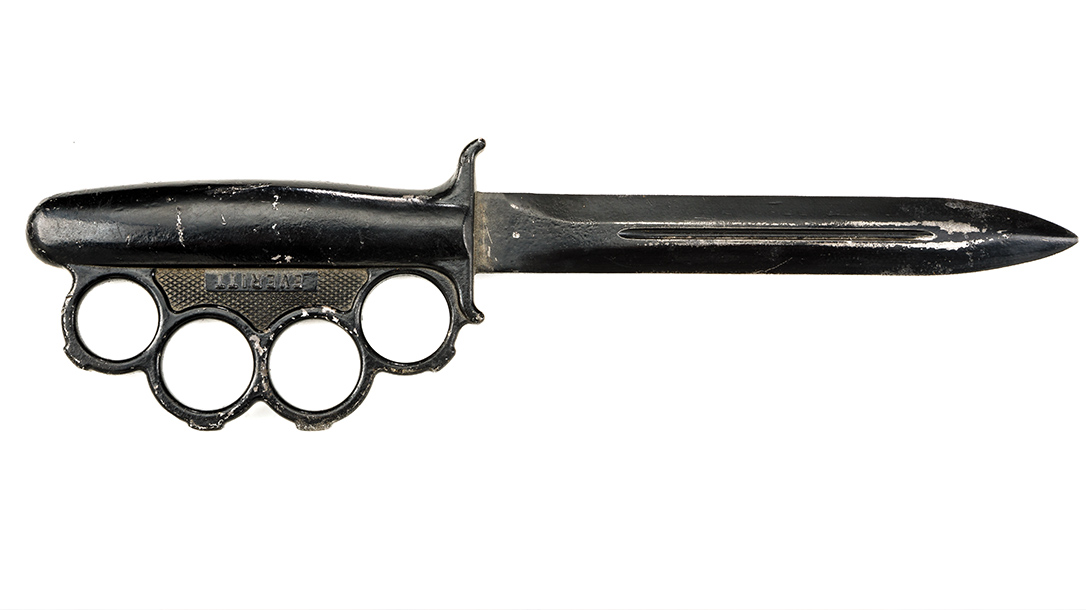 The MK1 trench knife is an American trench variation designed by American Expeditionary Force (AEF) officers for use in World War I. Design changes led to the M1917 and M1918 trench knives.