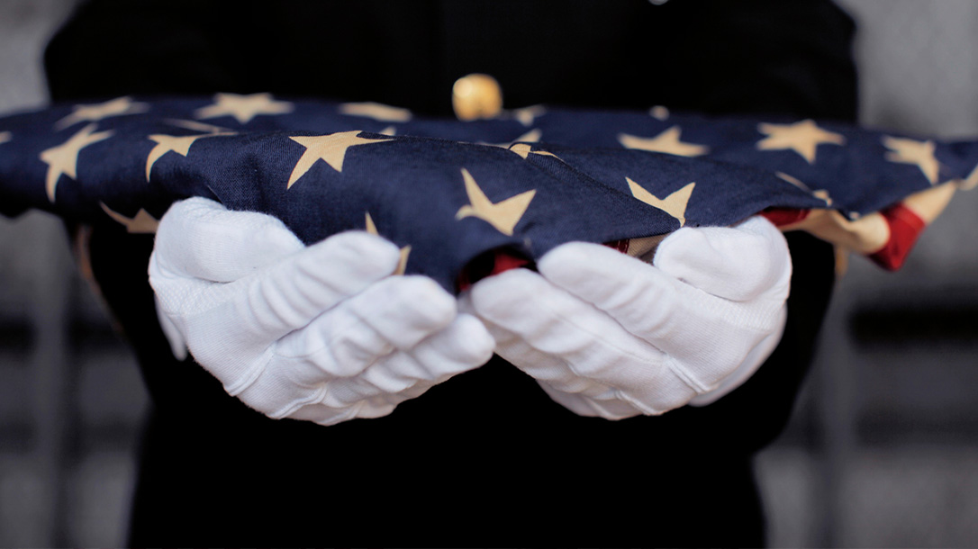 Certainly, you've seen the triangle result at a military funeral or perhaps on TV. It is a simple process that produces a beautiful way to properly store the American flag when not on display. 