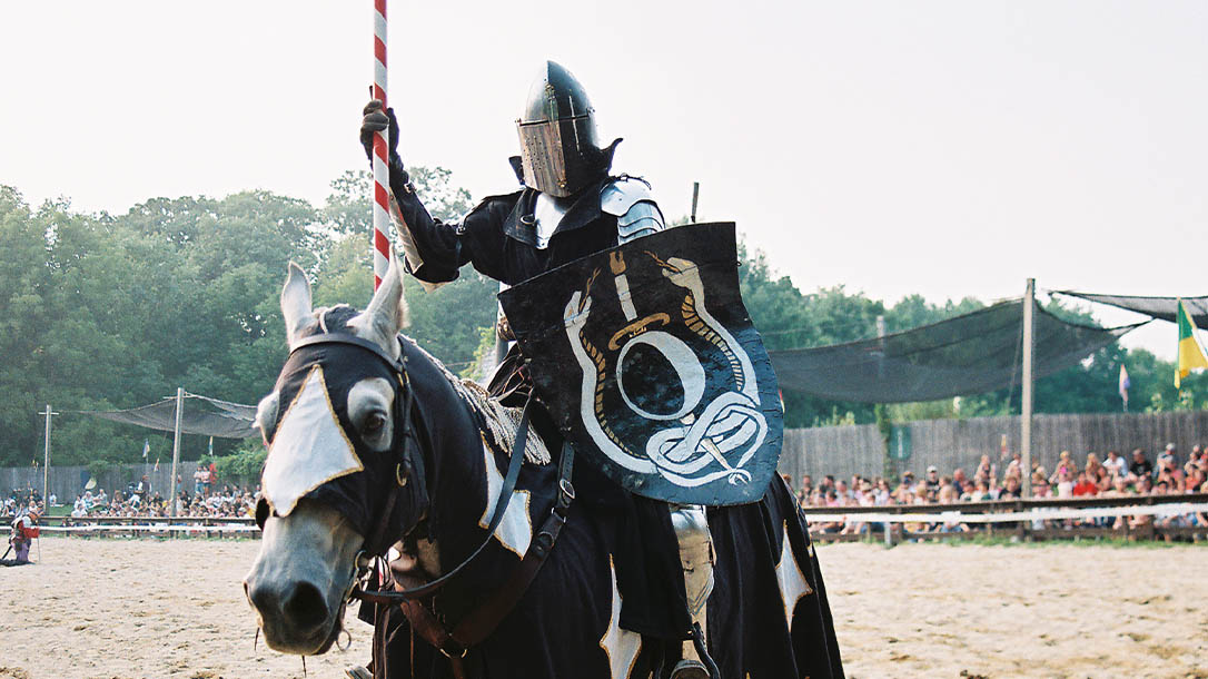 The sports is officially known as buhurt – the English iteration of the old French word béhourd, meaning “to wallop.”