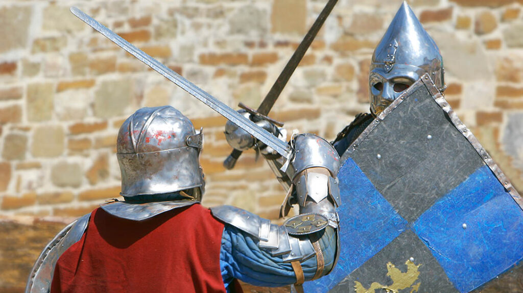 Armored sports aren’t for the faint hearted. While there are choreographed exhibitions at renaissance fairs and other events, much of the action is real and there are many real competitions and tournaments.