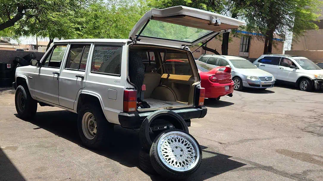 Having everything you need to fix a flat tire is a valuable skill.
