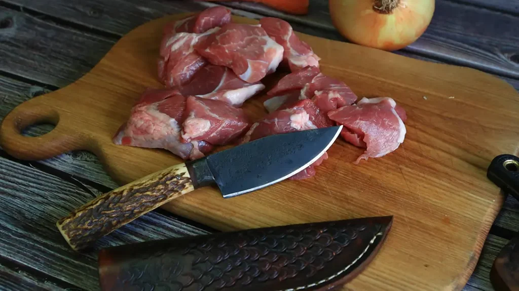A good custom knife pays huge dividends butchering and preparing game meat. 