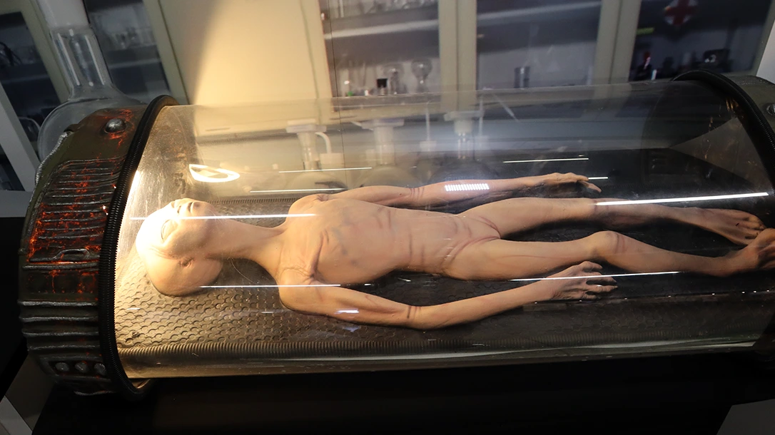 Alien life forms are hedden away inside top secret military bases across the globe, allegedly.