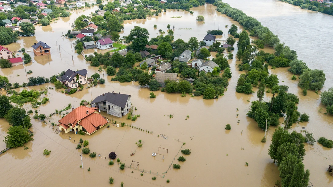 Serious flooding can occur during coastal or rural areas after a major tropical storm oor hurricane.