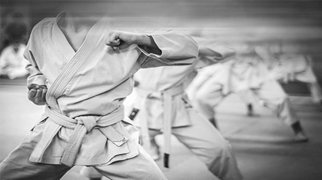 Practicing karate can be a calming as well as rewarding experience.