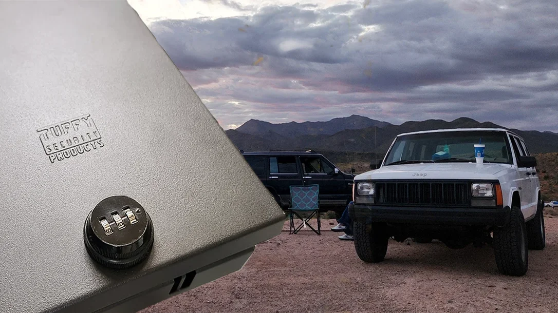 Gun storage for your car is easy with Tuffy Security Products.