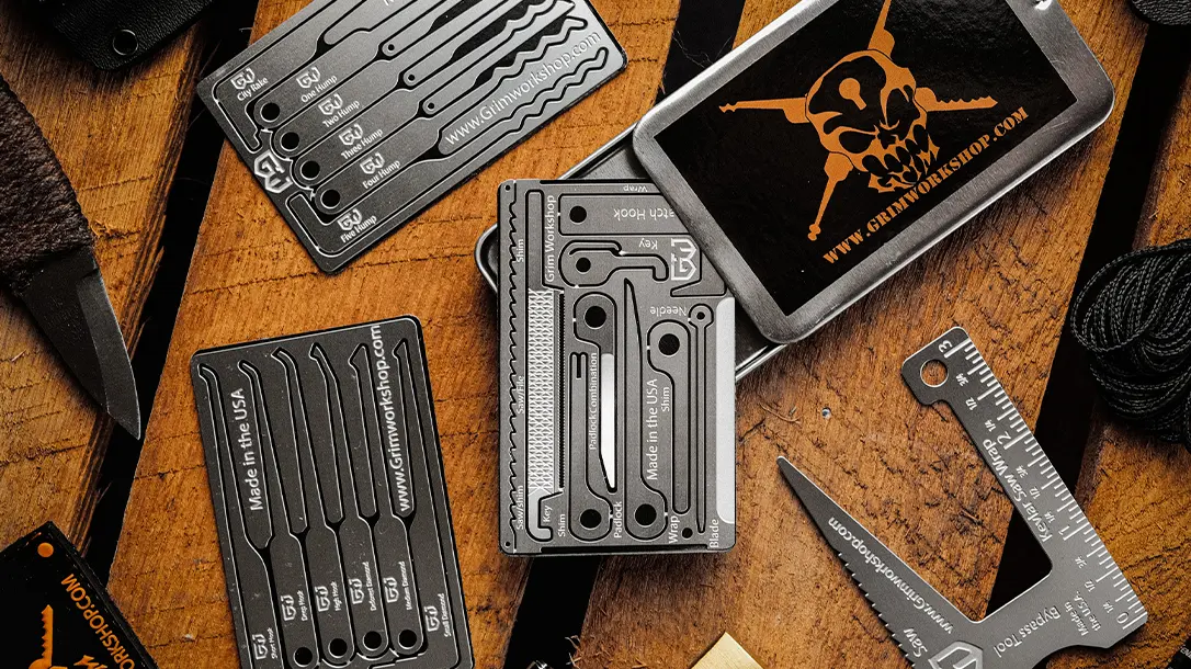 Survival cards fit easily inside a pants pocket.