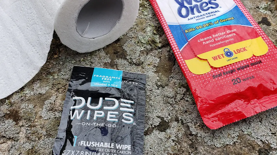 From regular old toilet paper to Wet Ones to individually packed Dude Wipes, you have plenty of options for finishing the job and doing the “paperwork.”