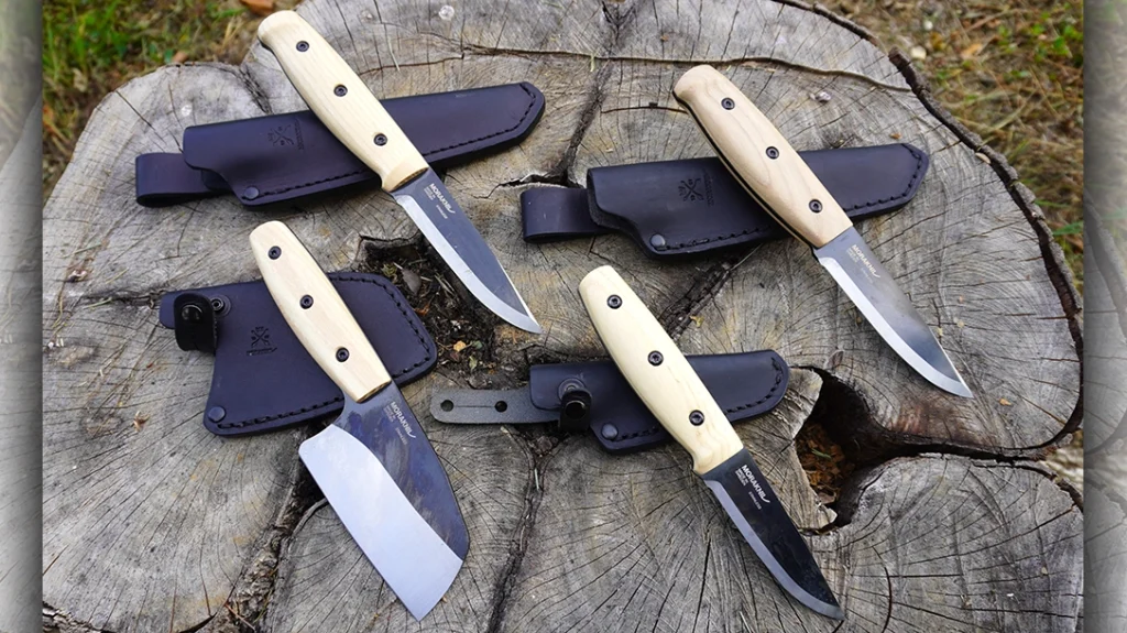 The Morakniv Ash Wood Outdoor Collection.