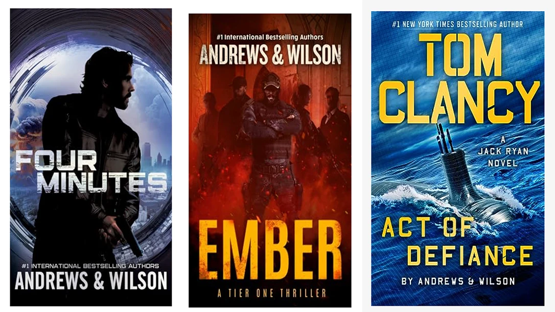 Jeff Wilson's background reads like a character sheet from one of their novels. He has served as an actor, firefighter, paramedic, jet pilot, and diving instructor.