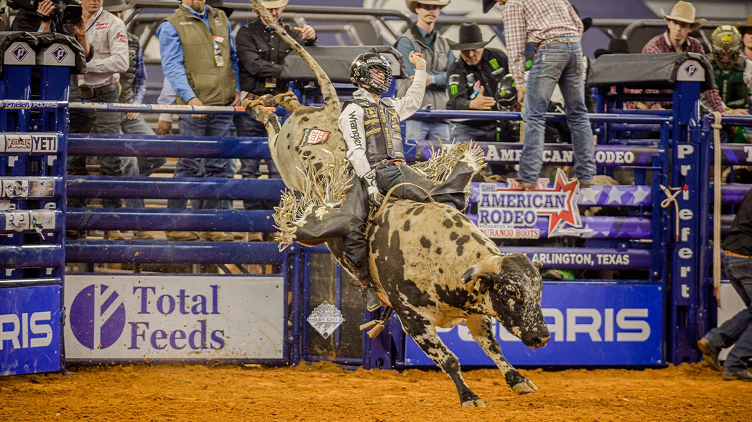 The American Rodeo attracts some of the world's most fearless bull and bronc riders.