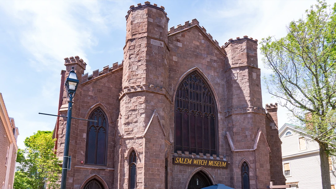 The famous witch museum in Salem Massachusetts.