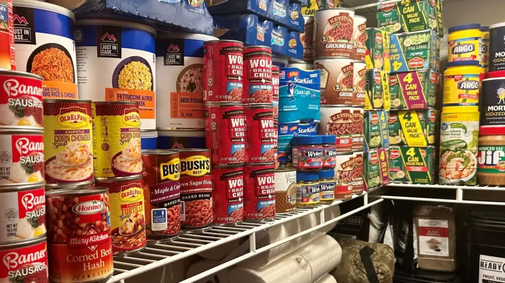Food and water for your apocalypse survival gear