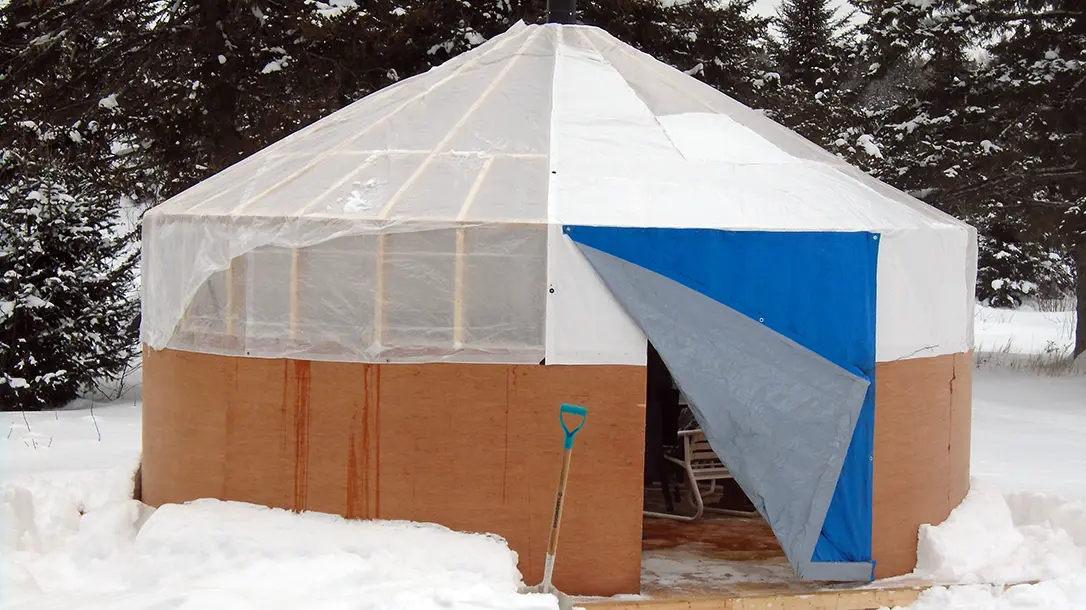 DIY project building a Mongolian Yurt shelter.