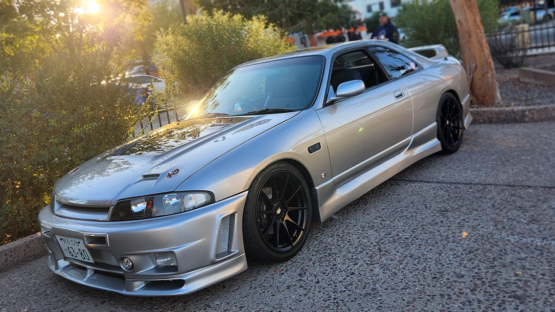 A beautiful RHD Nissan Skyline.
