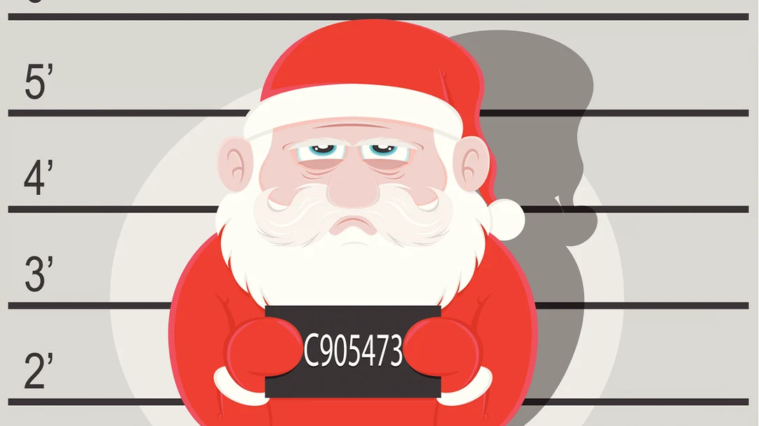 The aftermath: A community shaken by the audacity of the Santa Claus heist.