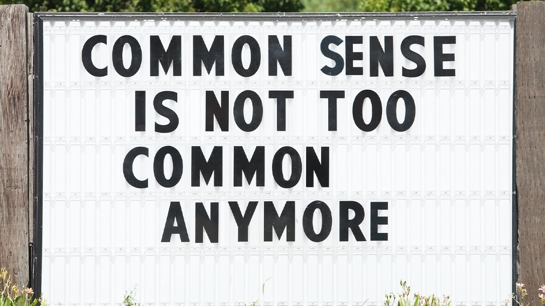 Use a little common sense this holiday season.