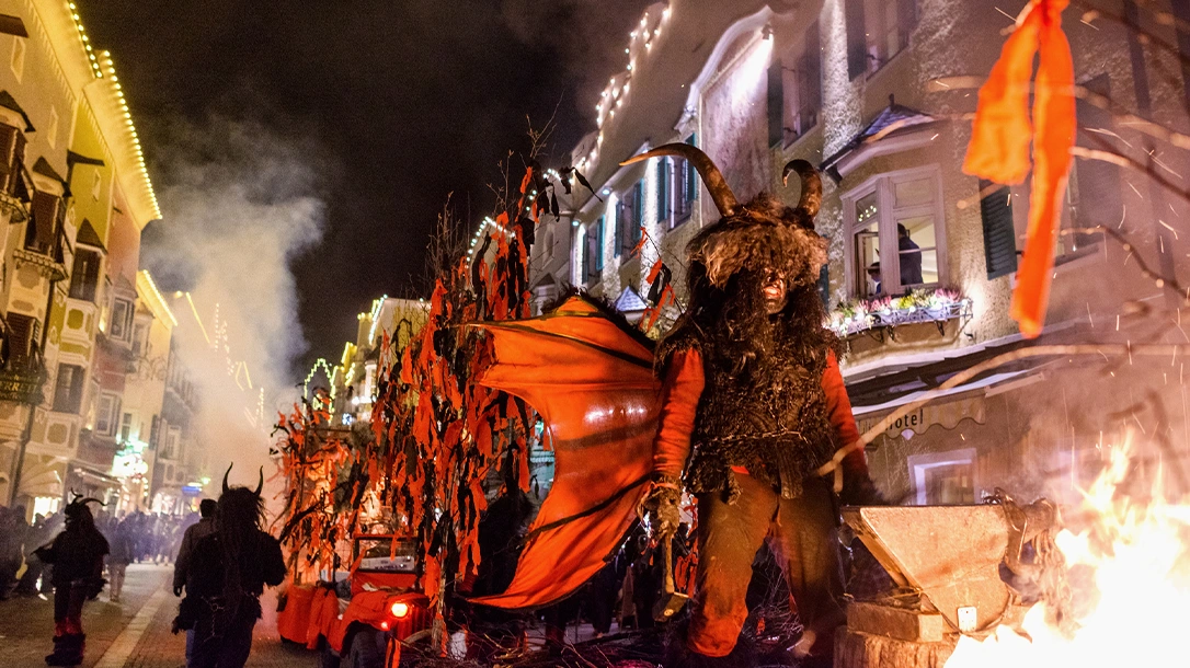 Krampus is an evil Christmas tradition to terrify boys and girls.