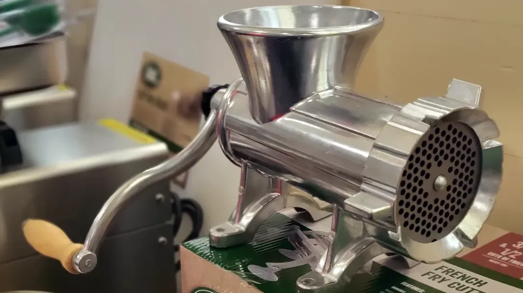 A grinder is a must have for processing sausage.