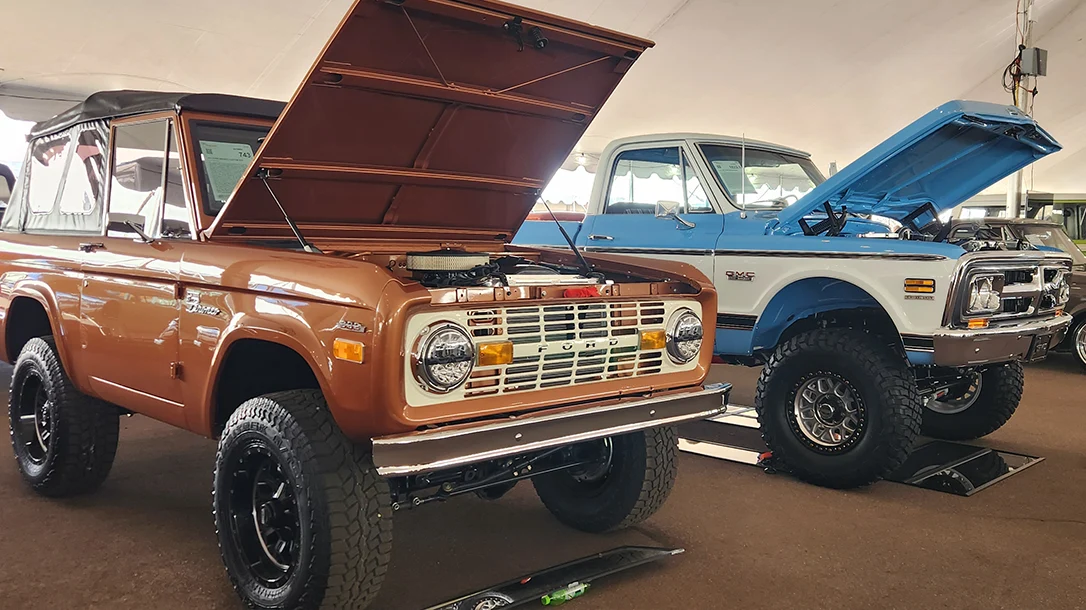 Classic four-wheel drive trucks take center stage.