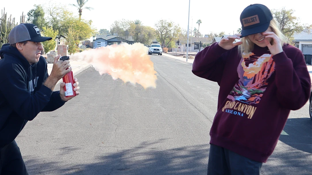 It's Go time. Spray with a fire extinguisher.