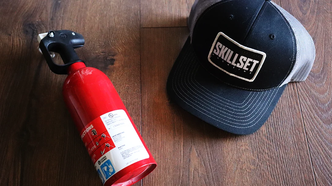 A fire extinguisher can be used as a self-defense tool.