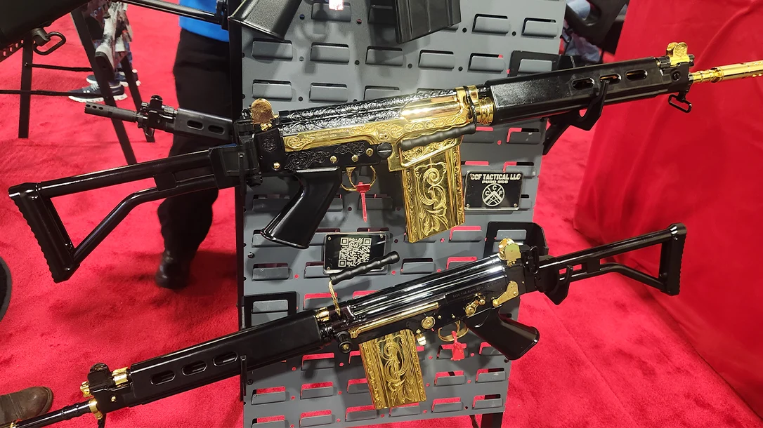 Gold guns are a crowd favorite.