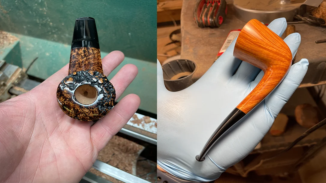 Handmade tobacco pipes