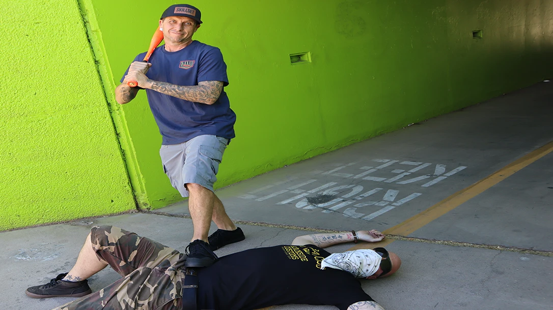 Leran to defend yourself against abaseball attack.