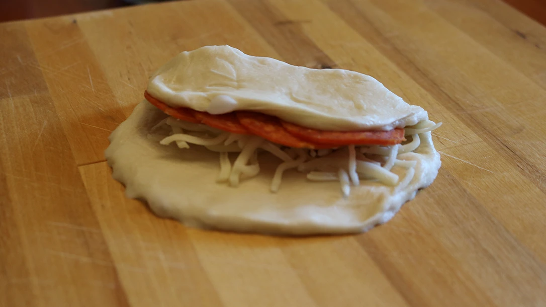 Pizza comes in many forms, even rolls.