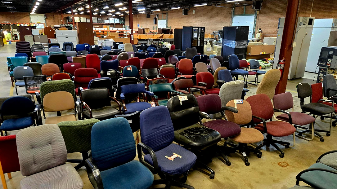 Even furniture can be purchased as confiscated items.