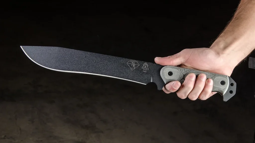 The Armageddon knife from TOPS Knives is a true beast of a blade.