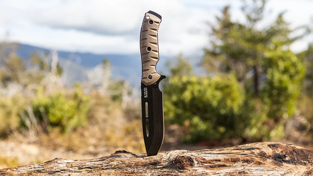 The 5.11 Tactical Peacemaker is the perfect heavy-duty knife for both urban and rural needs.