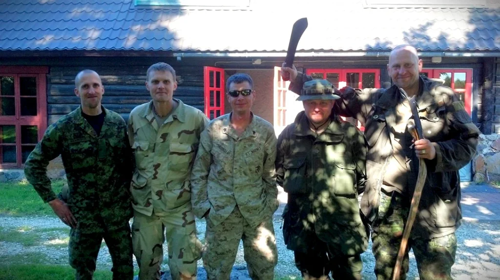 Jerry Saunders is officially becoming an esteemed Estonian SERE instructor, where he must feel immense pride for such a remarkable accomplishment.