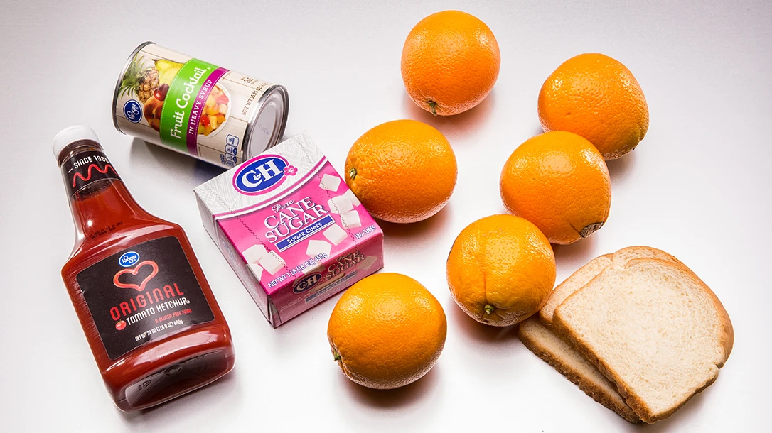Ingredients required to make Pruno.