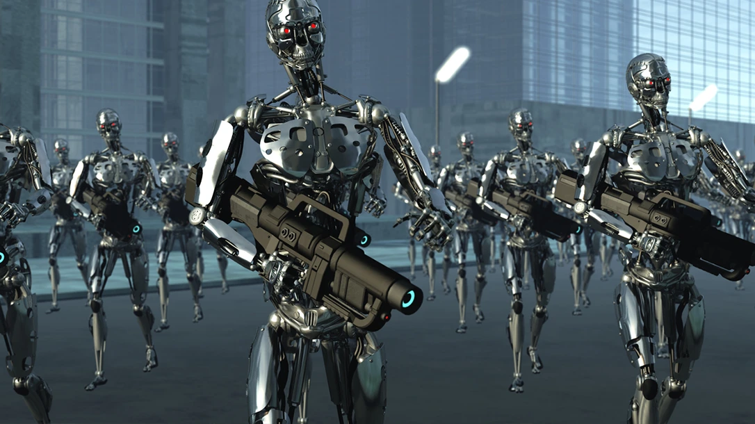 A robot can turn deadly in an instant.