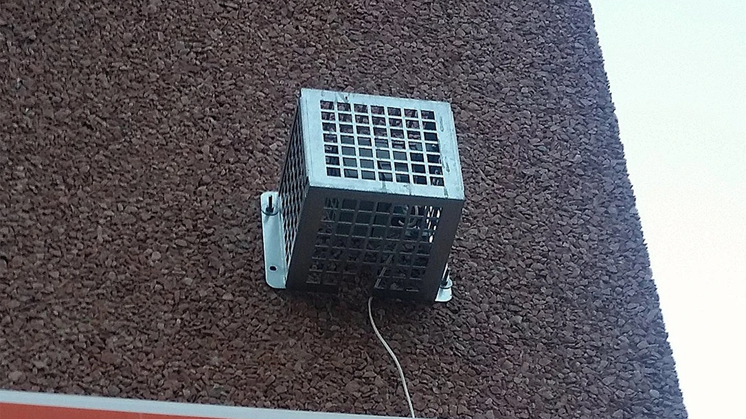 A mosquito sound device is used to repel insects.