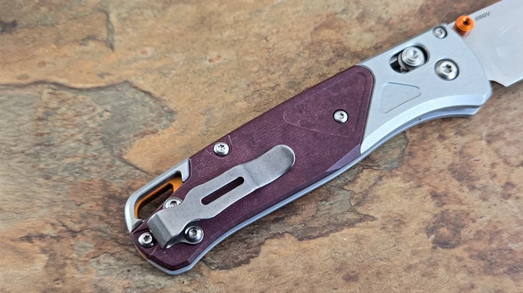 The bolster on the new Benchmade Bugout gives it a much different look than previous models.