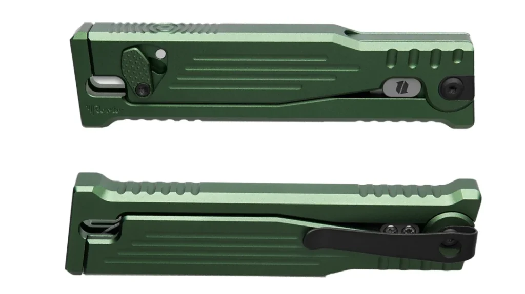Both handle components are painstakingly machined and feature a variety of subtle details to enhance their looks and texture.
