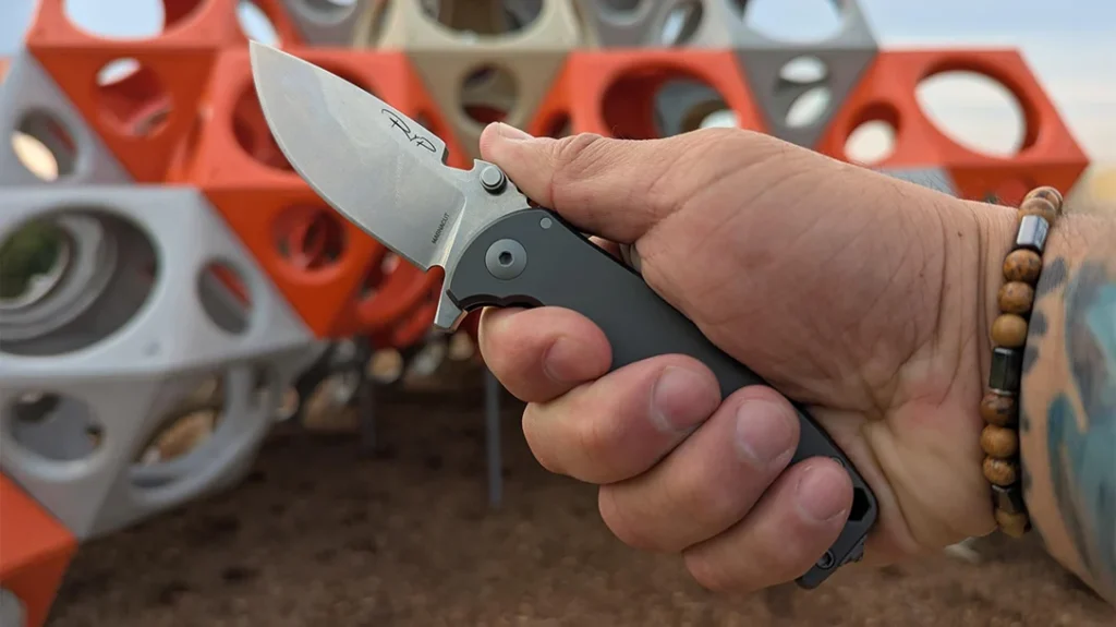 With the blade open in a forward grip, the knife begs to be used throughout a lifetime of adventures.