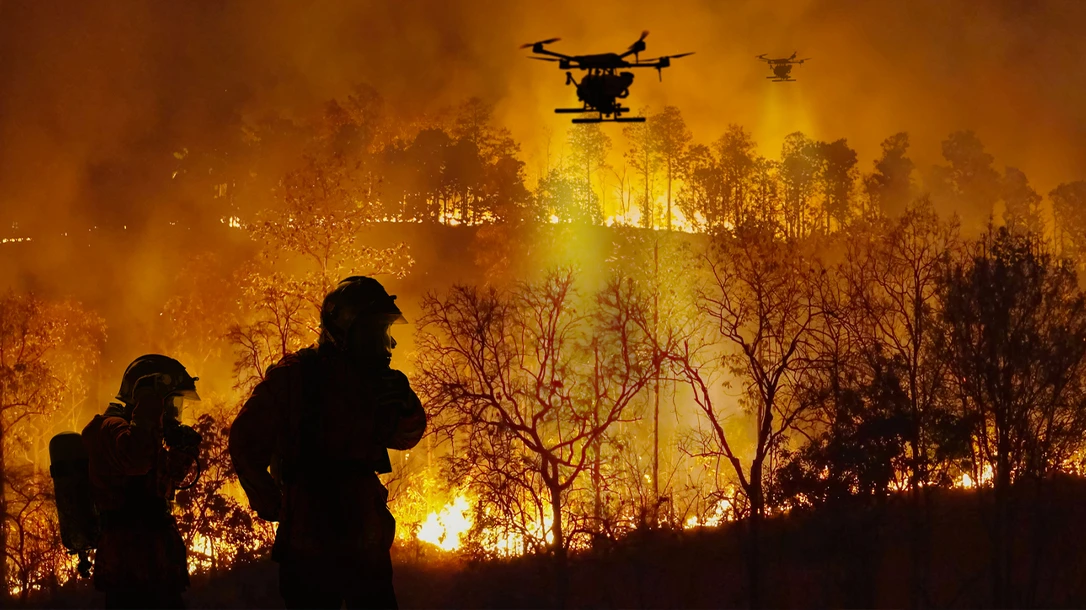 The dedication and bravery of wildland firefighters shine through as they navigate treacherous terrain to prevent the spread of devastating wildfires.
