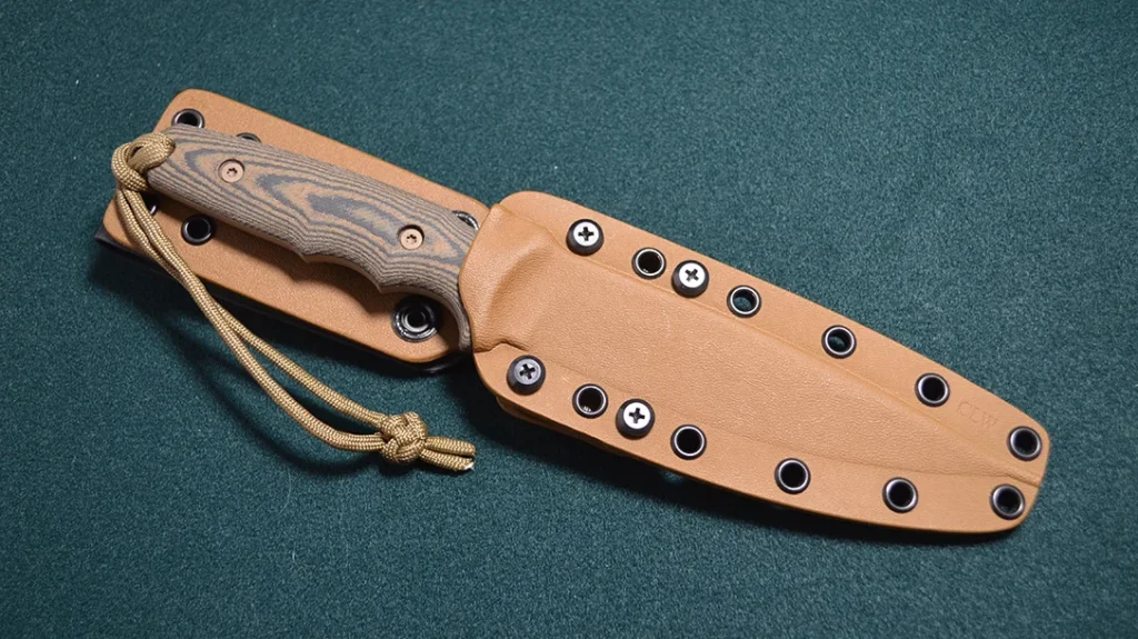 You’d be hard-pressed to find another Kydex sheath that is as secure, and as quiet, as the Spartan Blades Clandestina’s.