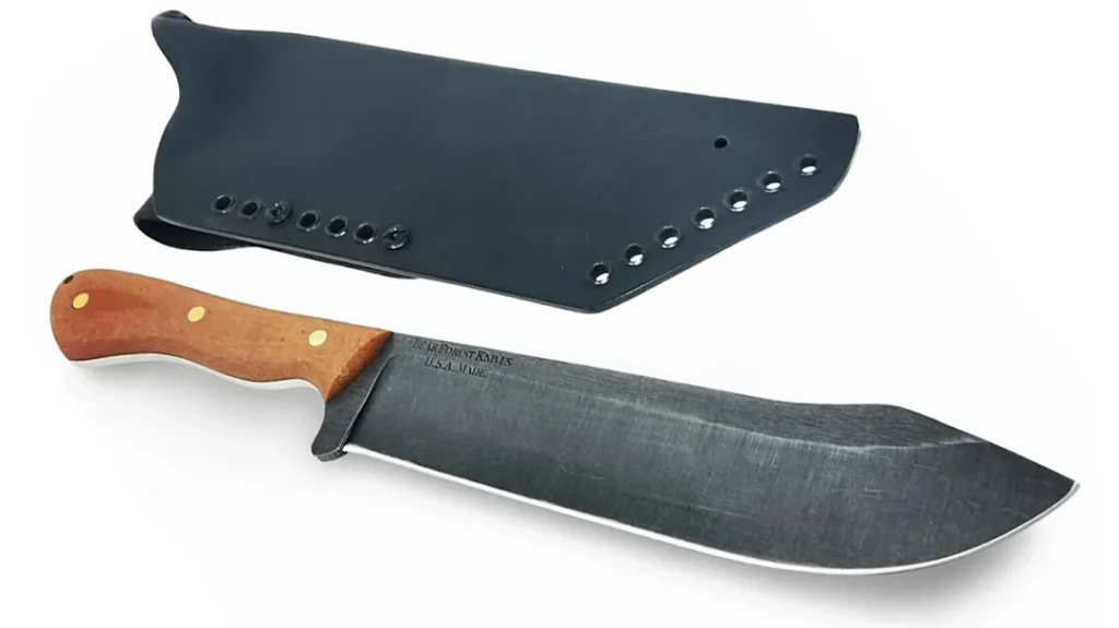 The BFK Hudson Bay Chopper with Kydex sheath.