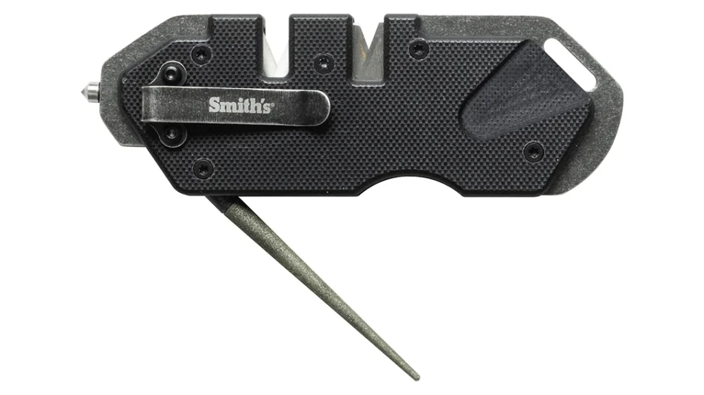 Portable Knife Sharpeners: Smith’s PP1-Tactical 2-Stage Sharpener.