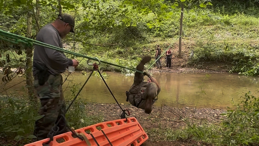 A water crossing challen at this family event.